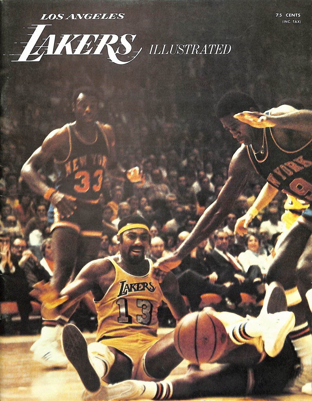 1971 Lakers Illustrated Celtics vs. Lakers Program Wilt Chamberlain 179162