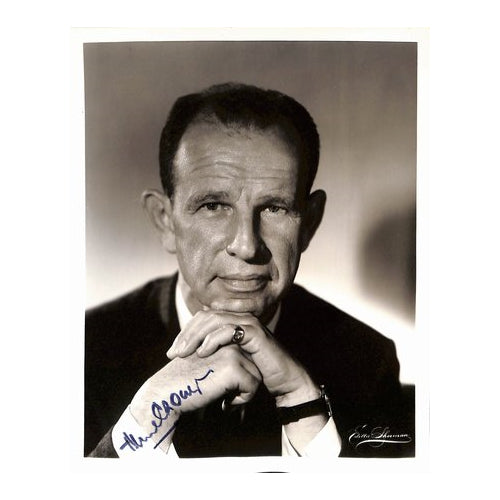 Hume Cronyn American Actor d.2003 Signed/Autographed 8x10 B&W Photo JSA 187802