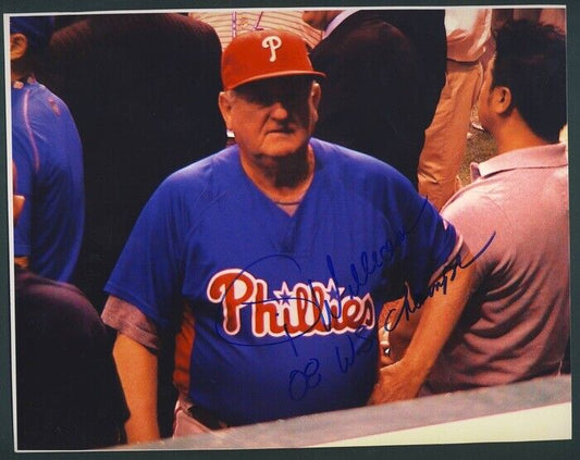 Jimmy Williams Phillies Signed/Autographed 8x10 Photo PASS 120277