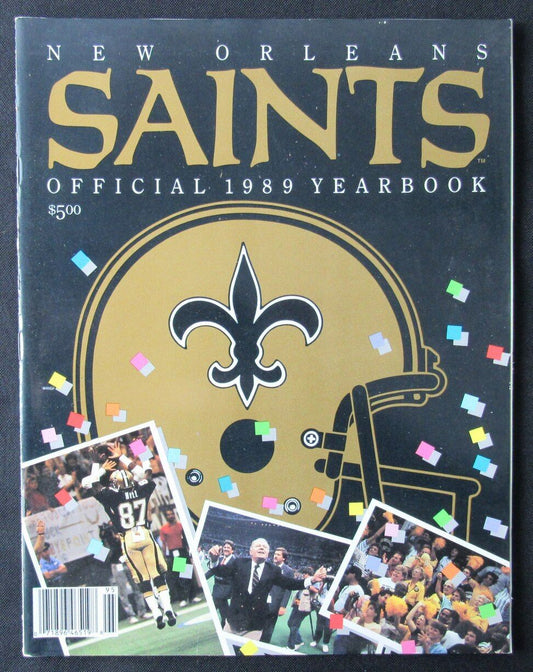 1989 New Orleans Saints Football Team Yearbook 176315