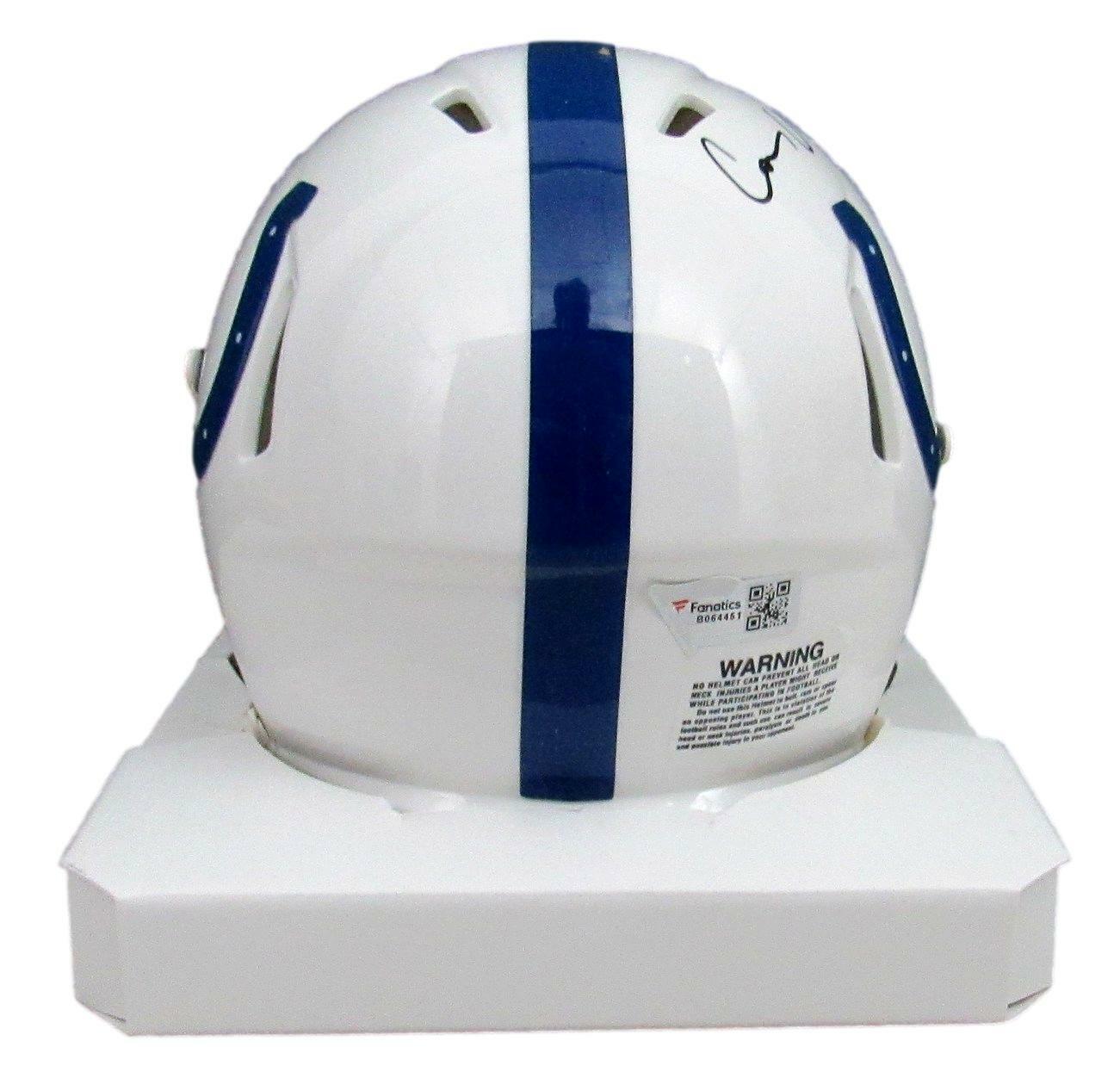 Carson Wentz Signed/Inscribed Indianapolis Colts Mini Helmet Fanatics 159900