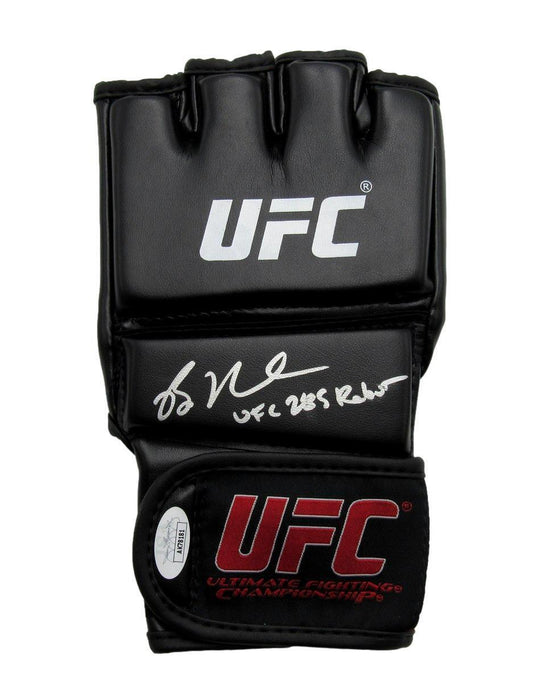 Bo Nickal Autographed/Inscr Left UFC Fight Glove Penn State  JSA 180942