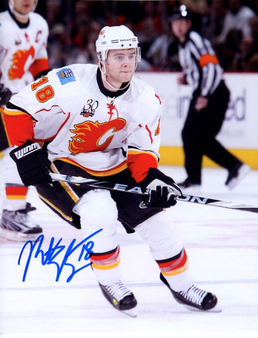 Matt Stajan Calgary Flames Signed/Autographed 8x10 Photo 153074