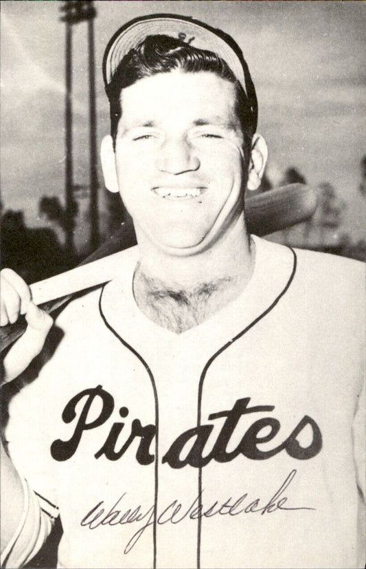 Wally Westlake Pirates Signed/Autographed 3x5  Photo 179321
