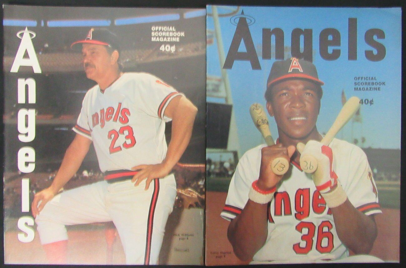 Lot of 19 California Angels 1974 to 1978 Official Game Programs 154317