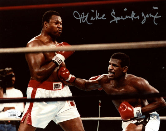 Michael Spinks Boxing Champ Signed/Autographed 8x10 Photo JSA 154136