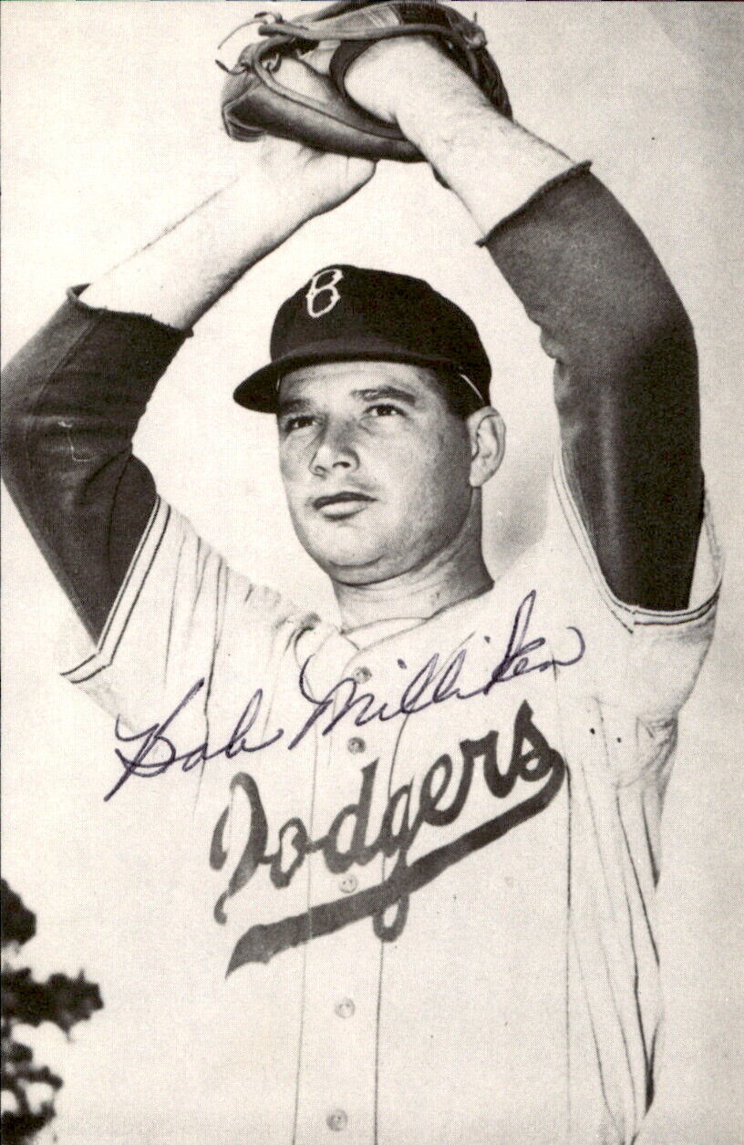 Bob Milliken Dodgers d. 2007 Signed/Autographed 3x5  Photo 178641