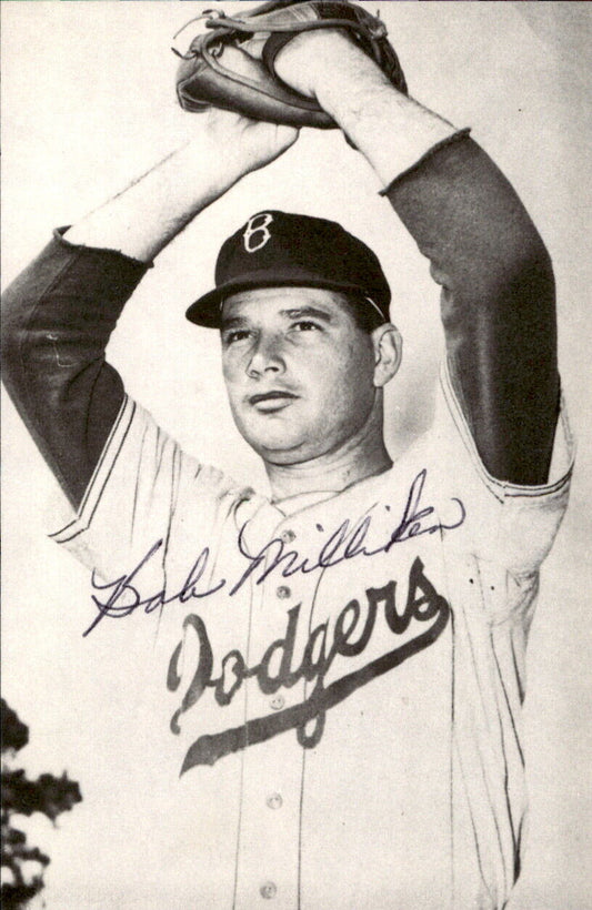 Bob Milliken Dodgers d. 2007 Signed/Autographed 3x5  Photo 178641
