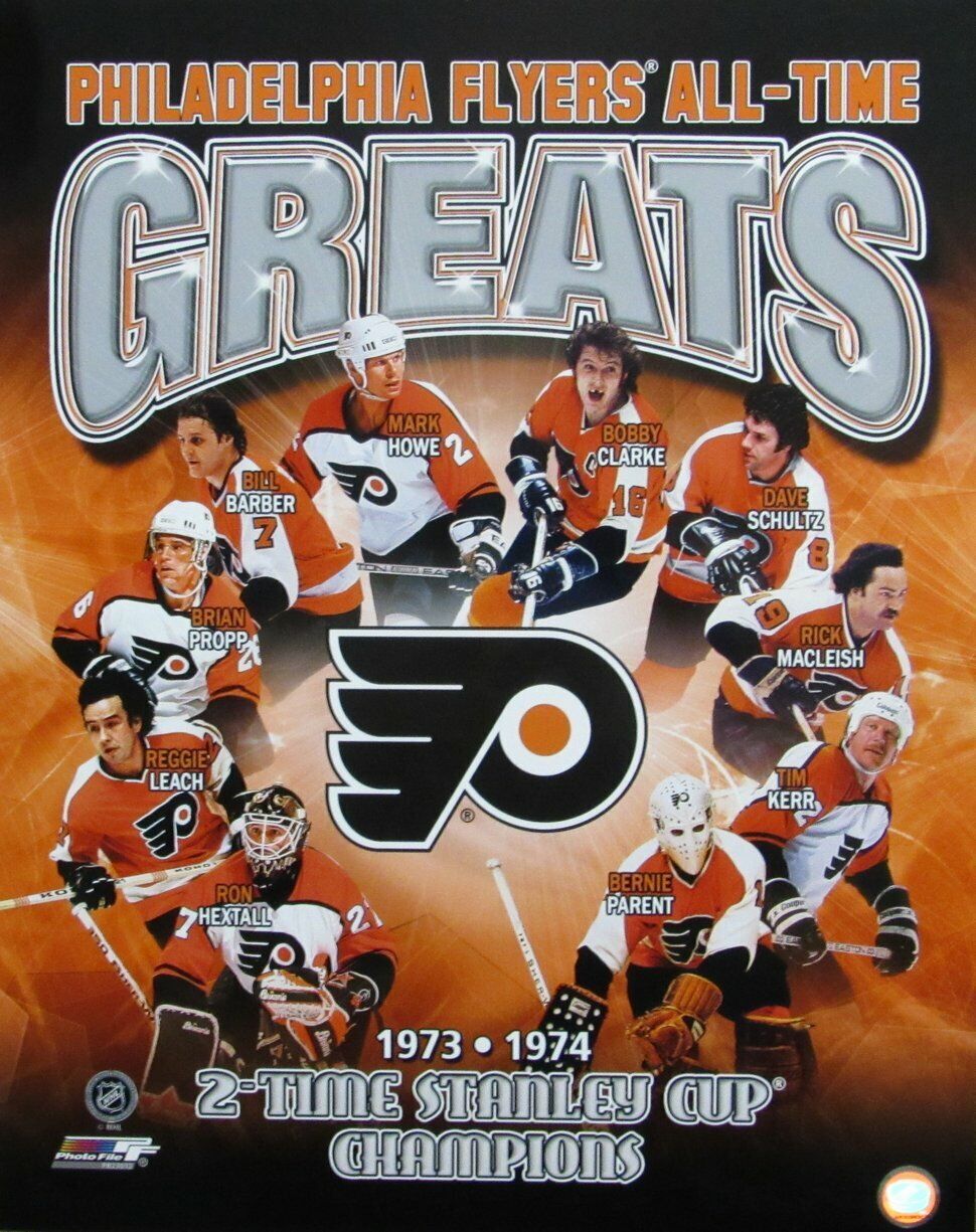 Philadelphia Flyers All Time Greats Unsigned 16x20 Photo 162778