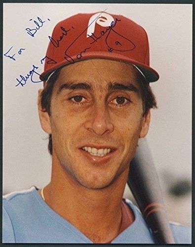 Von Hayes Philadelphia Phillies Signed/Autographed 8x10 Photo *120565