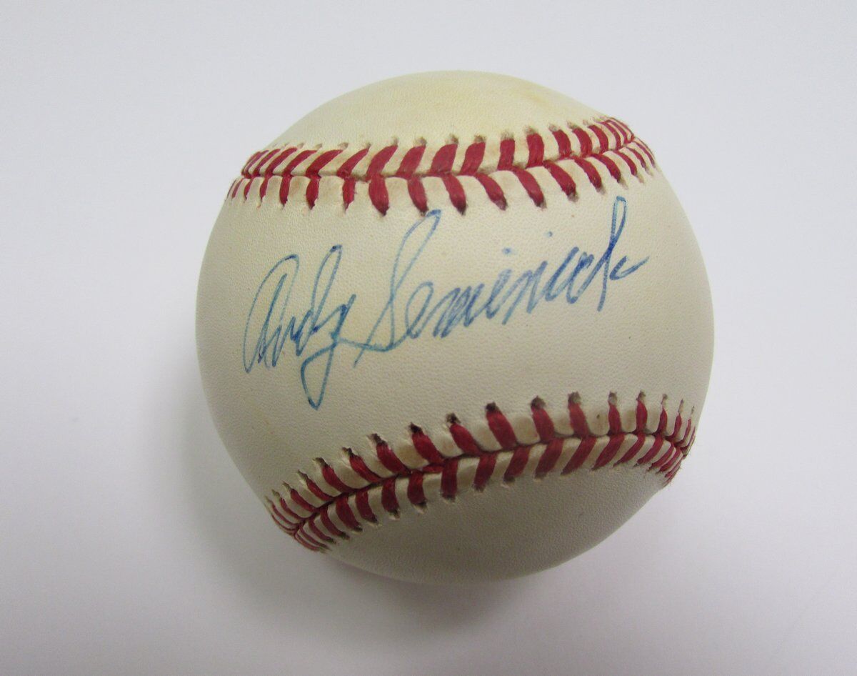 Andy Seminick Phillies Signed ONL Baseball JSA 138205