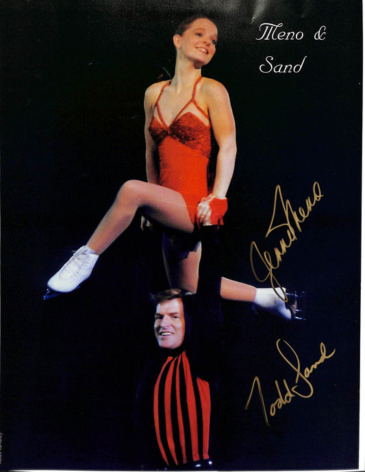 Jenni Meno/Todd Sand US Pairs Figure Skating HOF Signed 8x10 Photo 170788