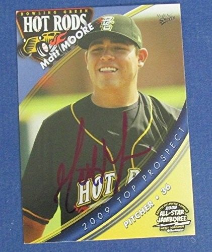 Matt Moore Rays Signed/Autographed 2009 Multi-Ad Sports Baseball Card #23