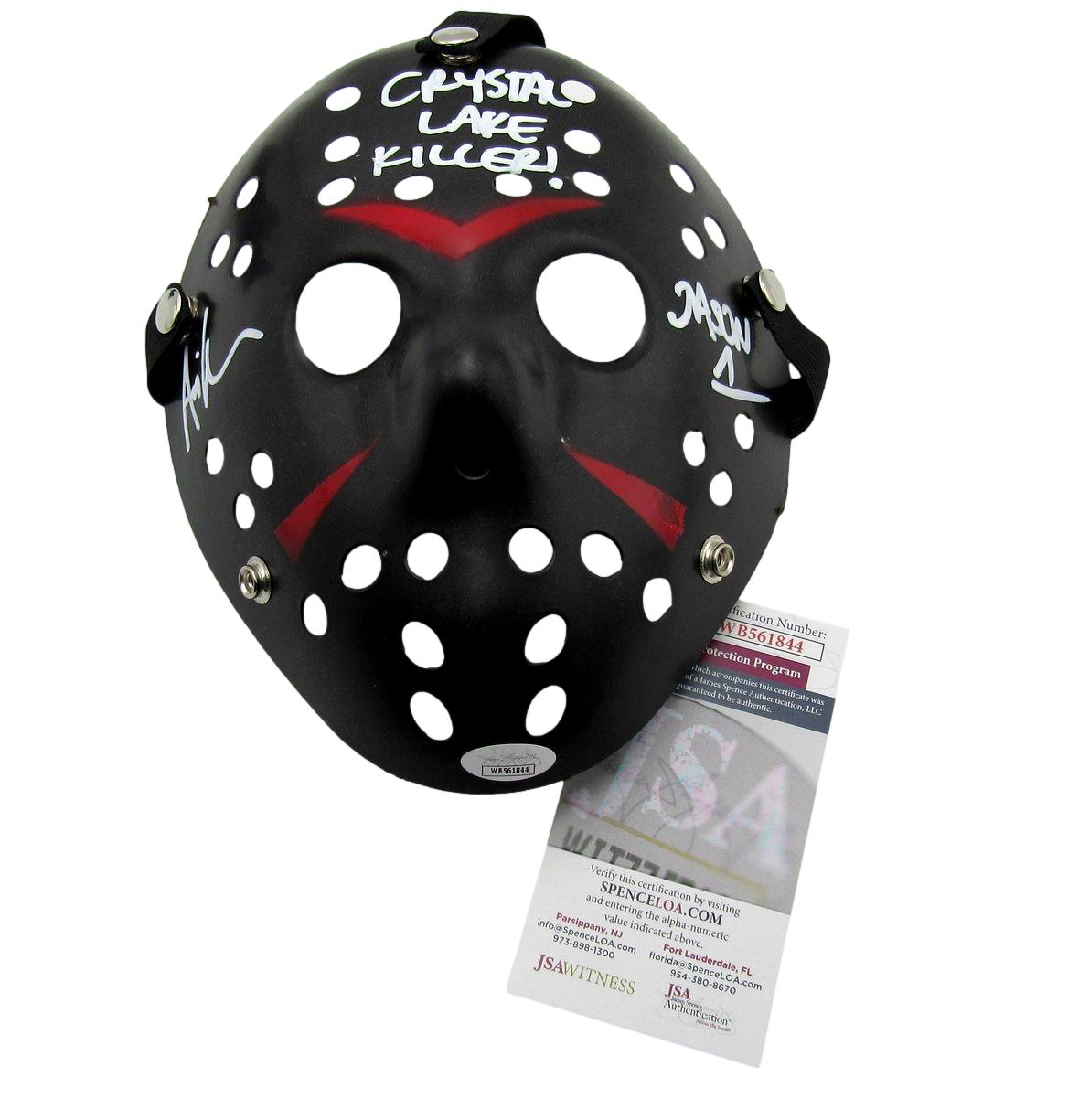 Ari Lehman Signed/Inscribed Black Mask "Friday the 13th" JSA 189567