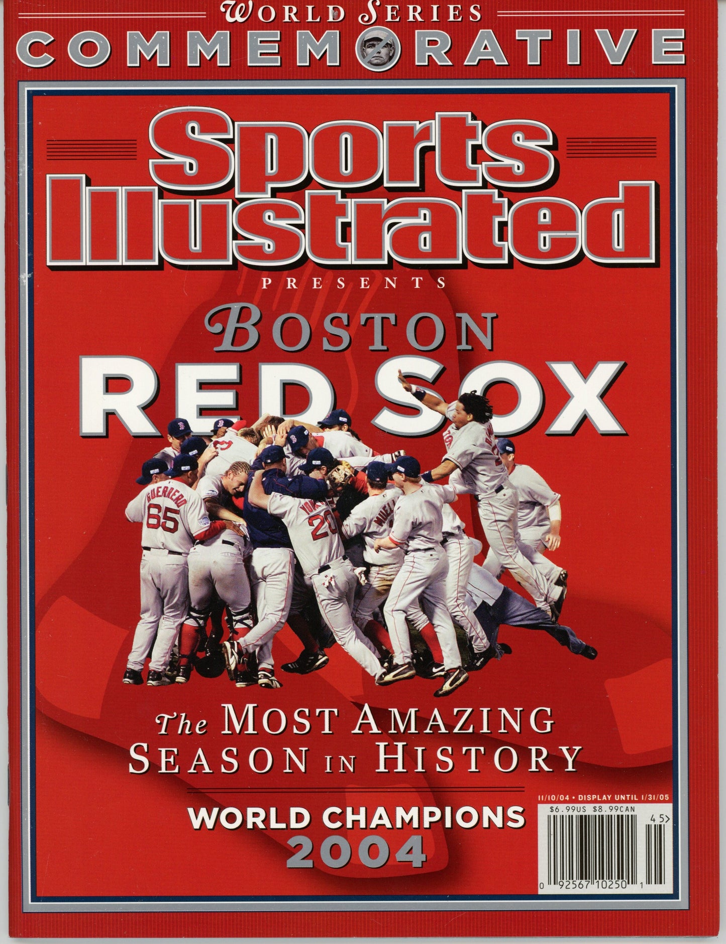 2004 Boston Red Sox Sports Illustrated Commemorative Issue NO LABEL 182363