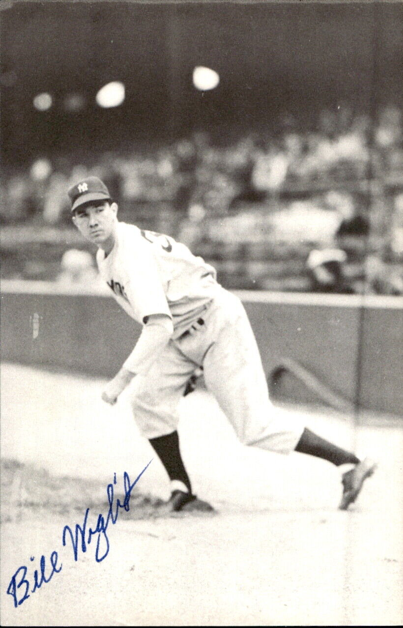 Bill Wight Yankees d. 2007 Signed/Autographed 3x5  Photo 179333