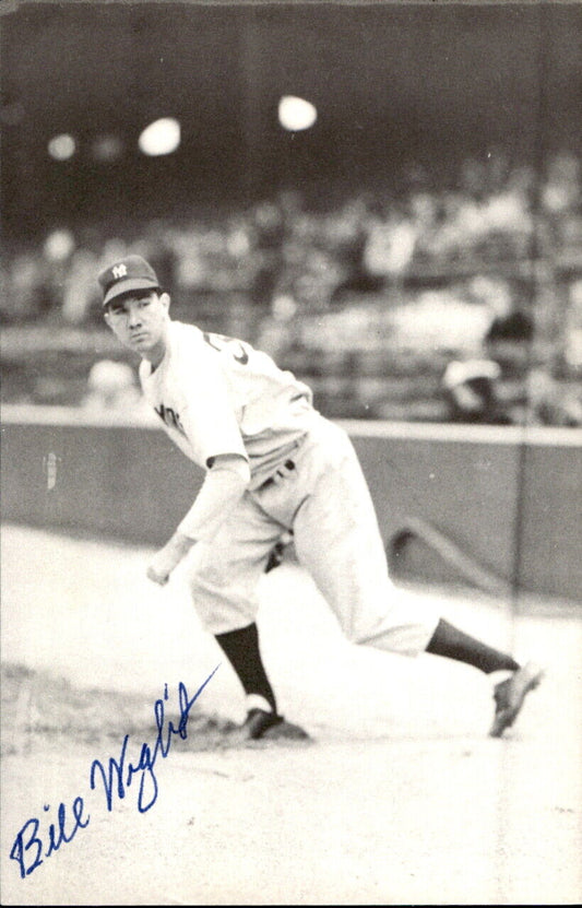 Bill Wight Yankees d. 2007 Signed/Autographed 3x5  Photo 179333