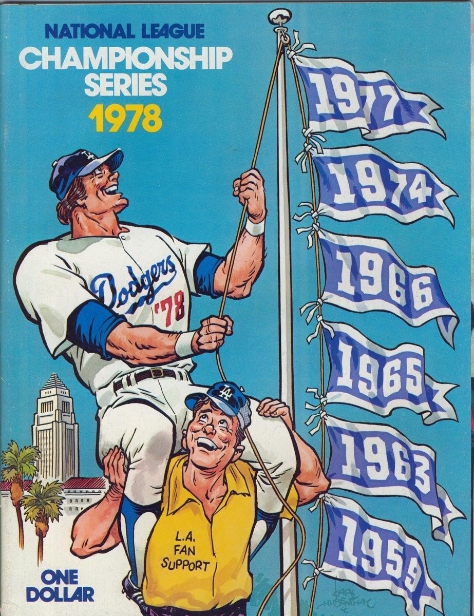 1978 NCLS Dodgers V. Phillies Official Baseball Program 128911