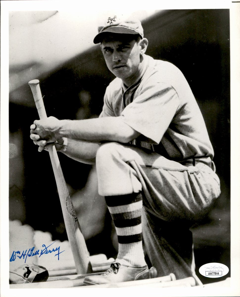 Bill Terry HOF Signed/Autographed 8x10 Photo New York Giants JSA 191100