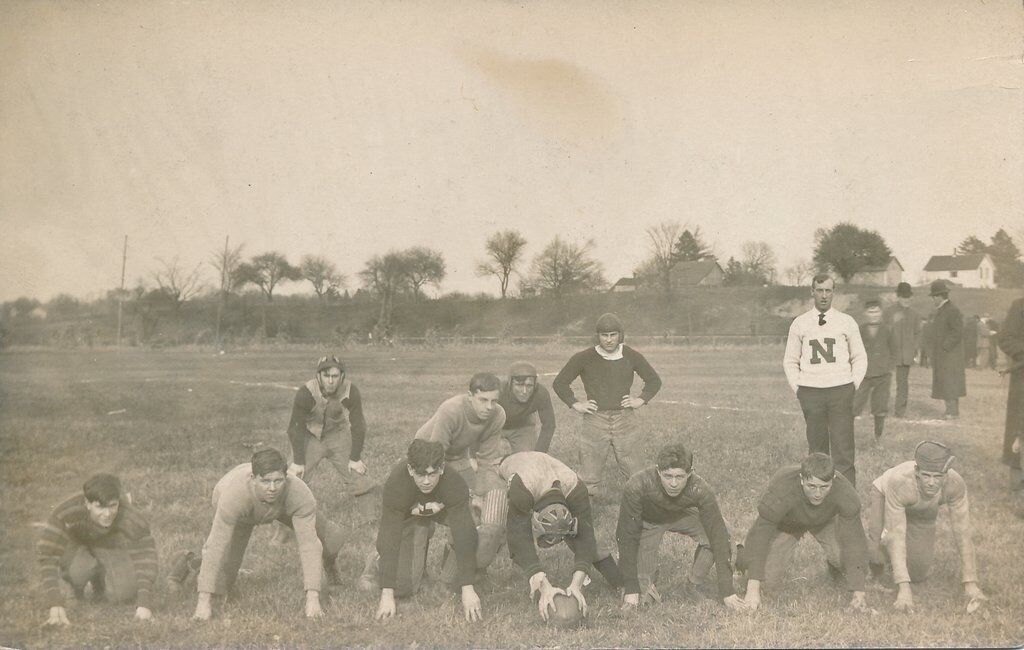 Vintage Postcard Football Team Photo 138948