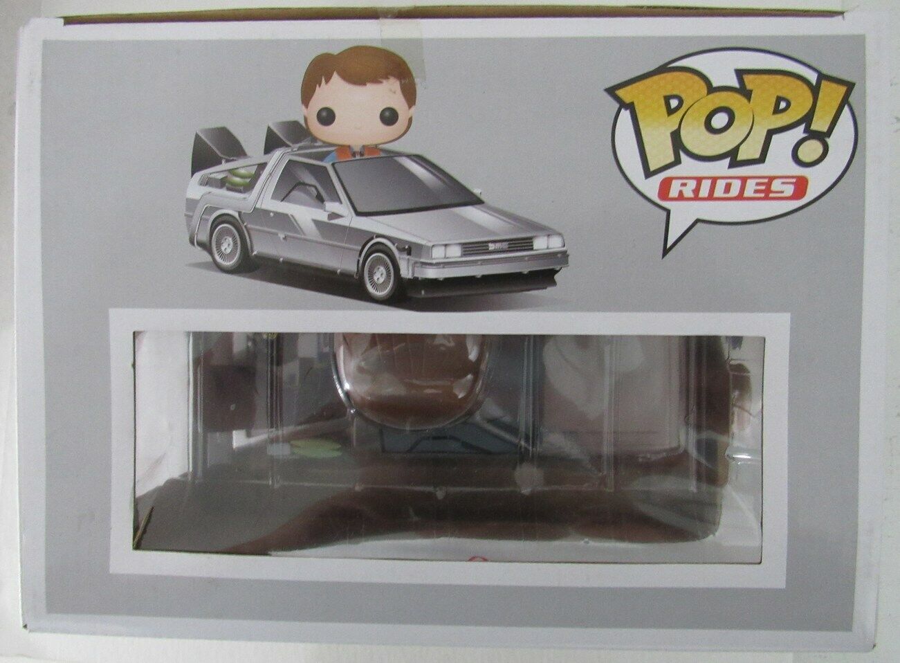 Michael J Fox Signed Back To Future FUNKO POP Delorean #02 Beckett 162928