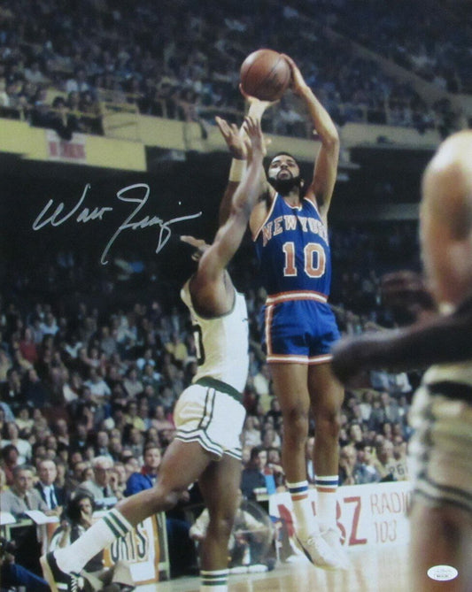 Walt Frazier HOF New York Knicks Signed/Autographed 16x20 Photo JSA 167239