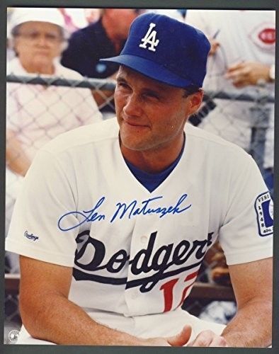 Len Matuszek Los Angeles Dodgers Autographed/Signed 8x10 Photo 124868