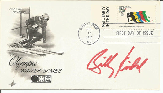 Billy Kidd Olympic Skier Signed/Autographed 1972 FDC First Day Cover JSA 151056