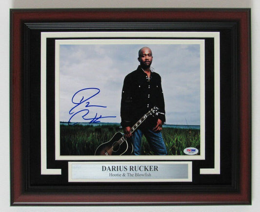 Darius Rucker Hootie & The Blowfish Signed 8x10 Photo Framed PSA/DNA 140604