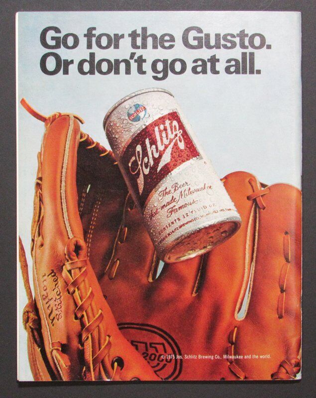 1975 MLB All-Star Souvenir Magazine in Milwaukee