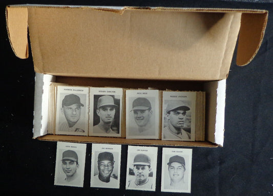 Lot of (422) 1969 Milton Bradley Baseball Cards Johnny Bench/Tom Seaver/Rose