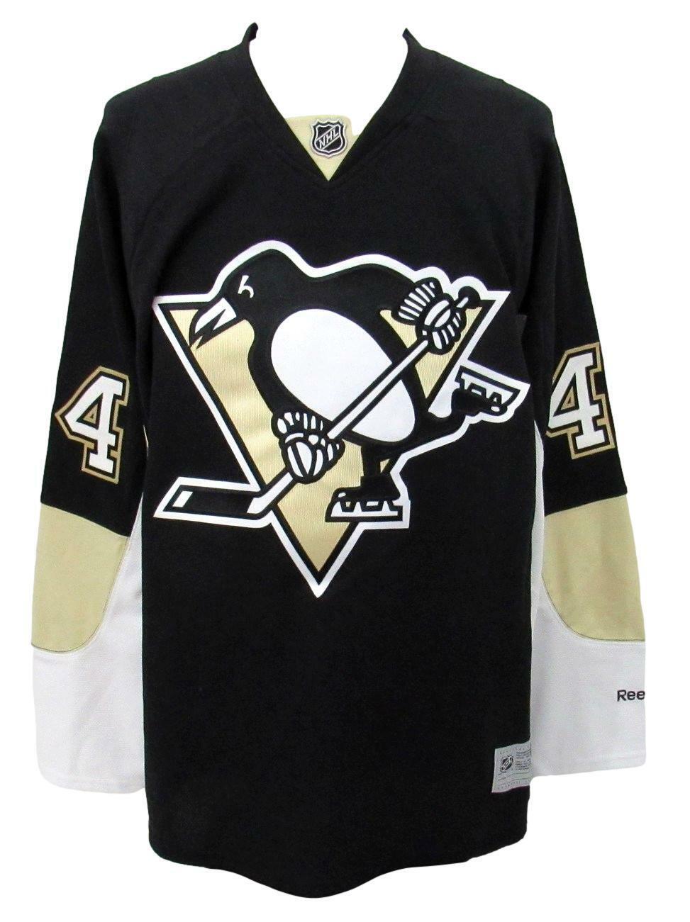 Brooks Orpik Signed Penguins Reebok Authentic TEAM Jersey Penguins Letter 163113