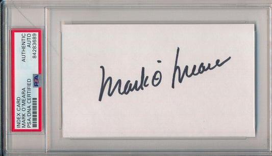 Mark O'Meara PGA Champ Signed/Autographed 3x5 Index Card PSA/DNA 157257