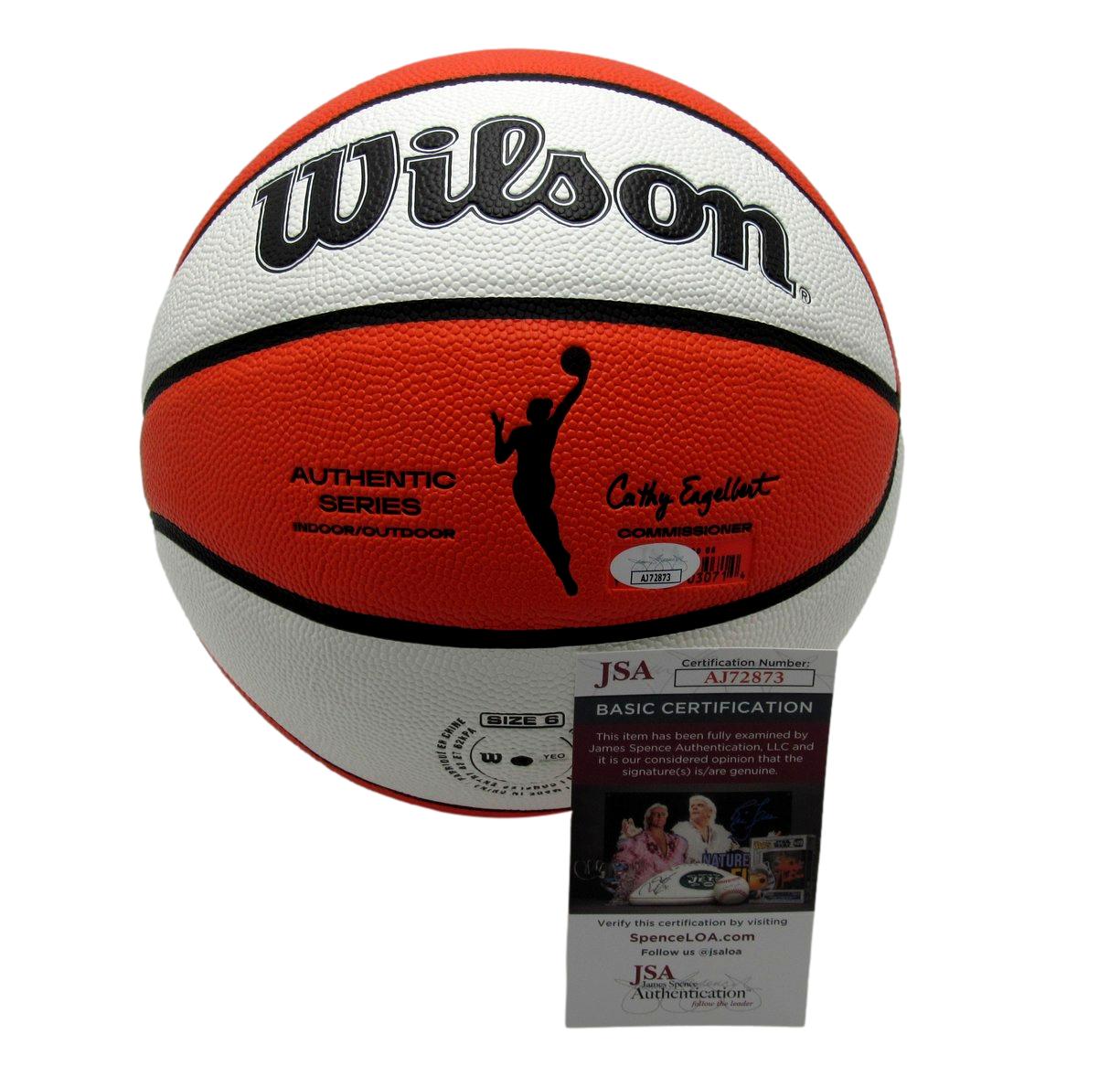 Sue Bird Autographed Wilson Orange/White Basketball Seattle Storm JSA 179442