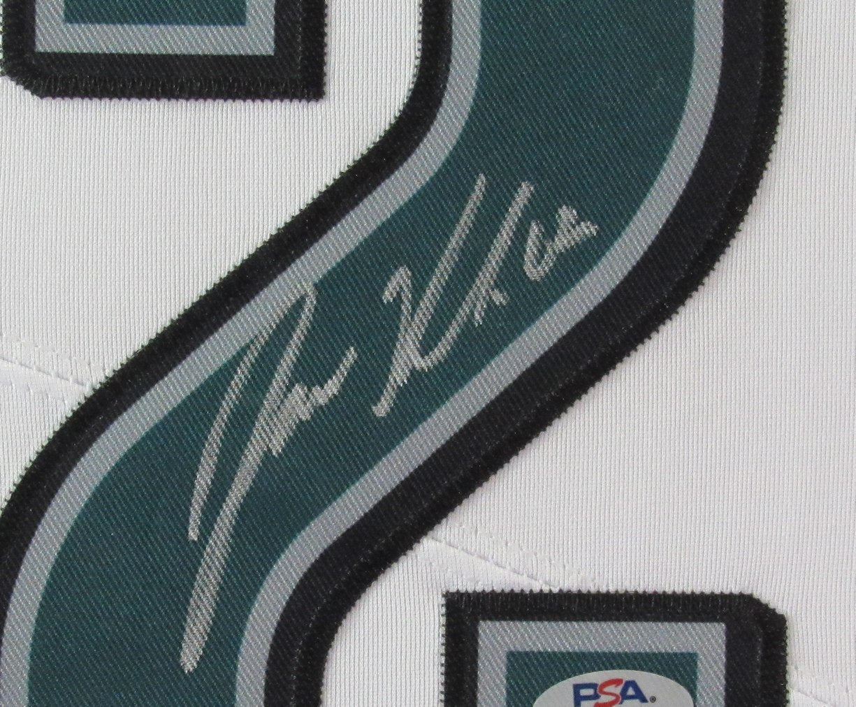 Jason Kelce Signed/Auto White Philadelphia Eagles Jersey Framed PSA/DNA 189796