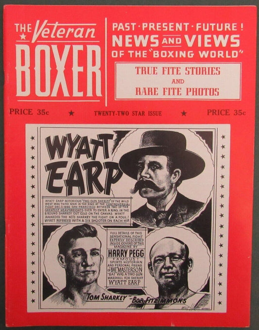 The Veteran Boxer Magazine Twenty-Two Star Issue "Wyatt Earp" 167710