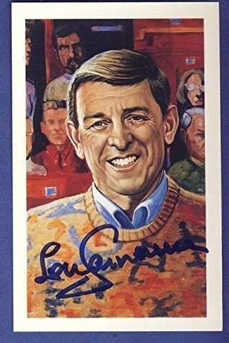 1992 Center Court LOU CARNASECA Signed HOF Postcard