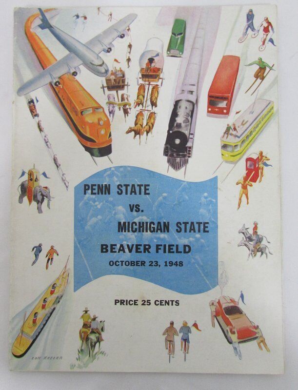 10/23/1948 Penn State PSU Vs. Michigan State Official Football Program 131197