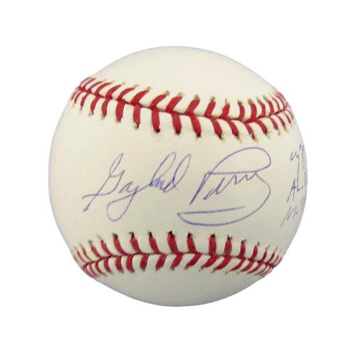 Gaylord Perry HOF Signed/Inscribed OML Baseball San Francisco Giants 190578