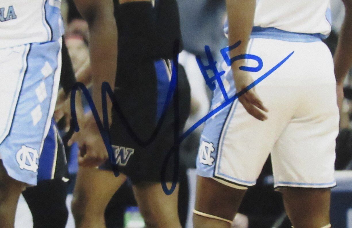 Nassir Little Autographed 11x14 Basketball Photo North Carolina Beckett