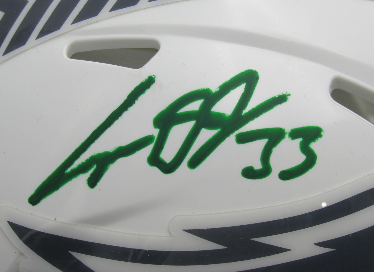 Cooper DeJean Signed Eagles 2024 Salute to Service Mini Helmet Fanatics 193043