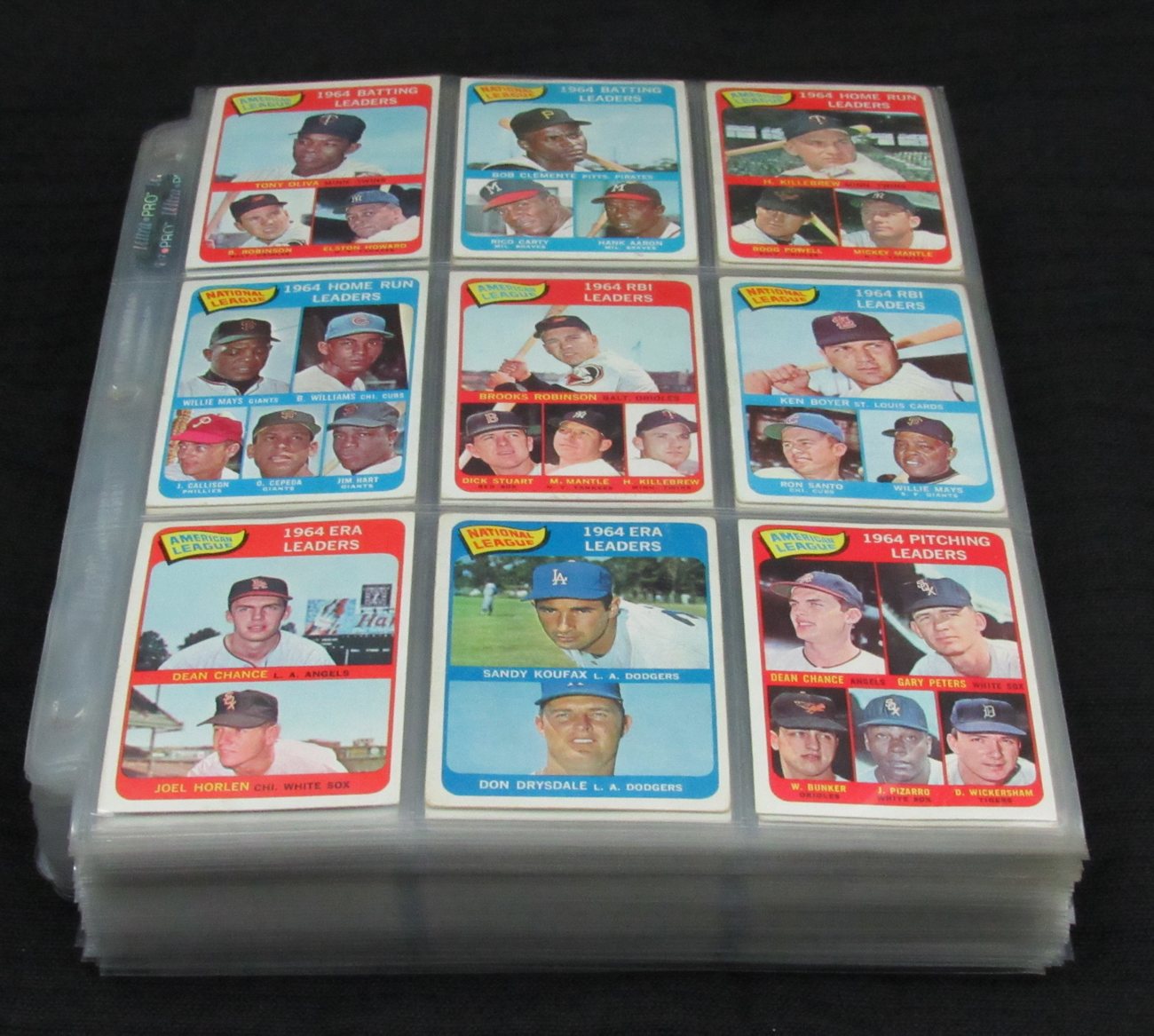 1965 Topps Baseball Card Complete Set (1-598) Mantle Koufax Morgan Mays 191959