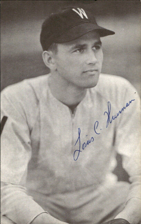 Lou Thuman Senators d. 2000 Signed/Autographed 3x5  Photo 179268