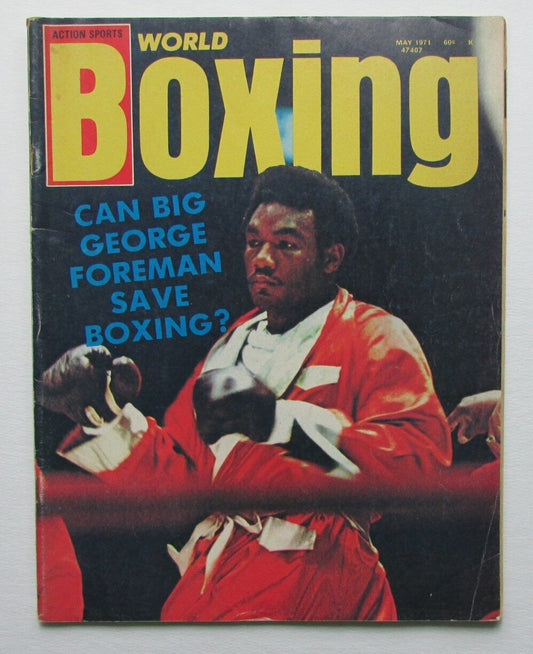 May 1971 World Boxing Magazine George Foreman 167876