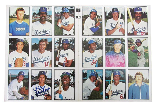 Don Sutton HOF Los Angeles Dodgers Signed 1978 SSPC Dodgers Team Sheet 185009
