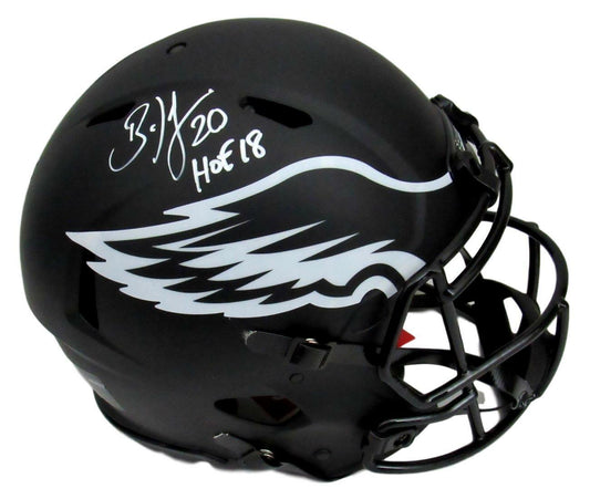 Brian Dawkins Signed/Inscr Eagles Eclipse Authentic Full Size Helmet JSA 156054