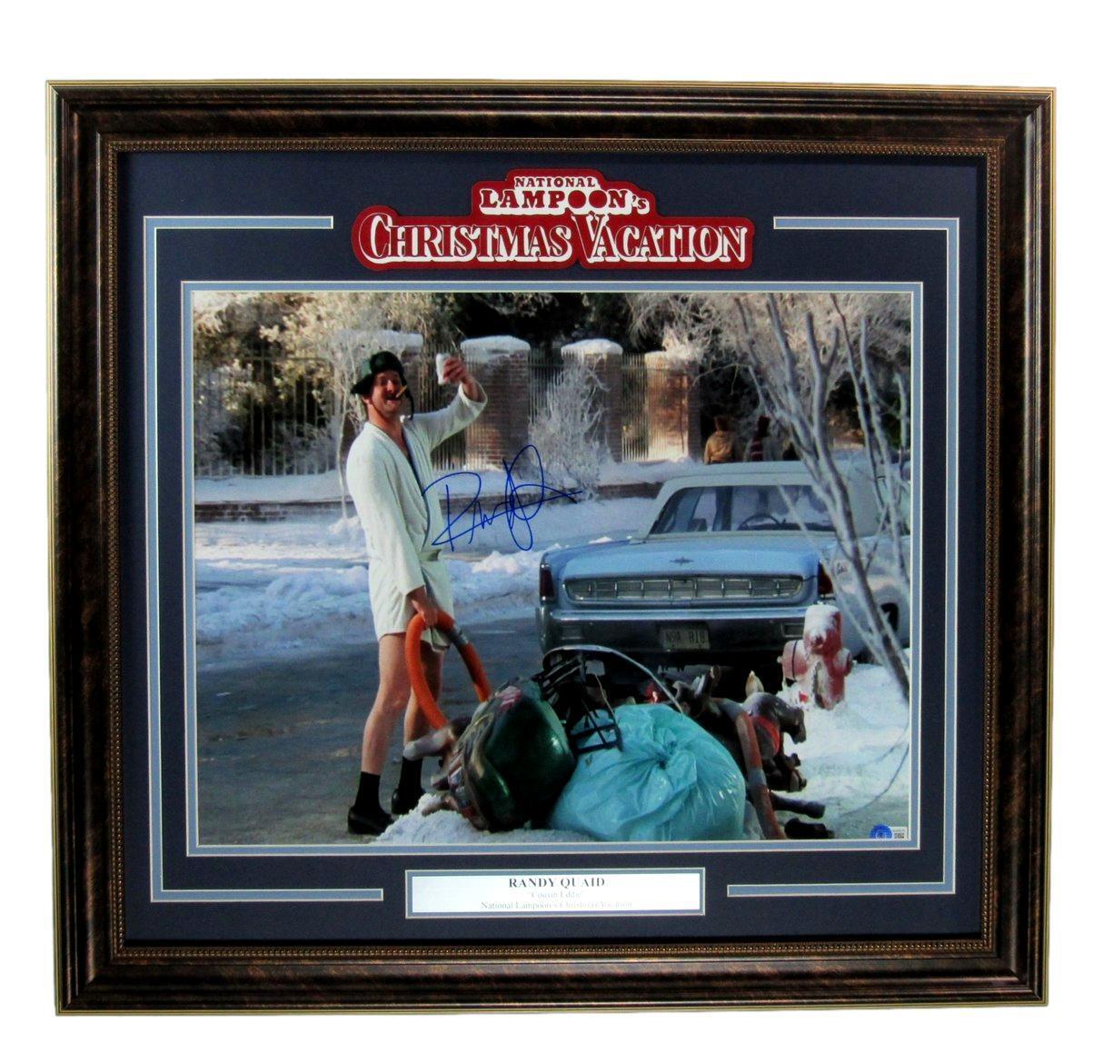 Randy Quaid Autographed 16x20 Photo "Christmas Vacation" Framed Beckett