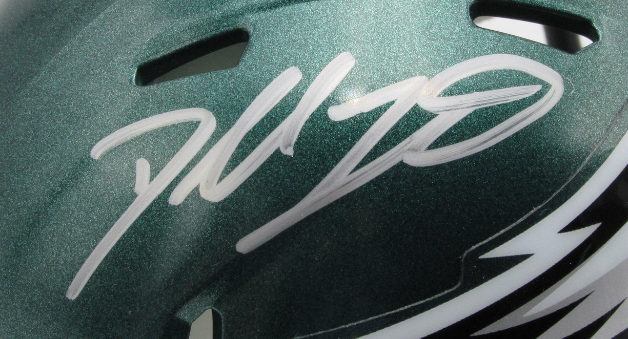 Dallas Goedert Signed/Auto Eagles Mini Speed Replica Helmet Fanatics 192988