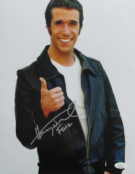 Henry Winkler "Happy Days" Signed/Inscribed "Fonz" 11x14 Photo JSA 167038