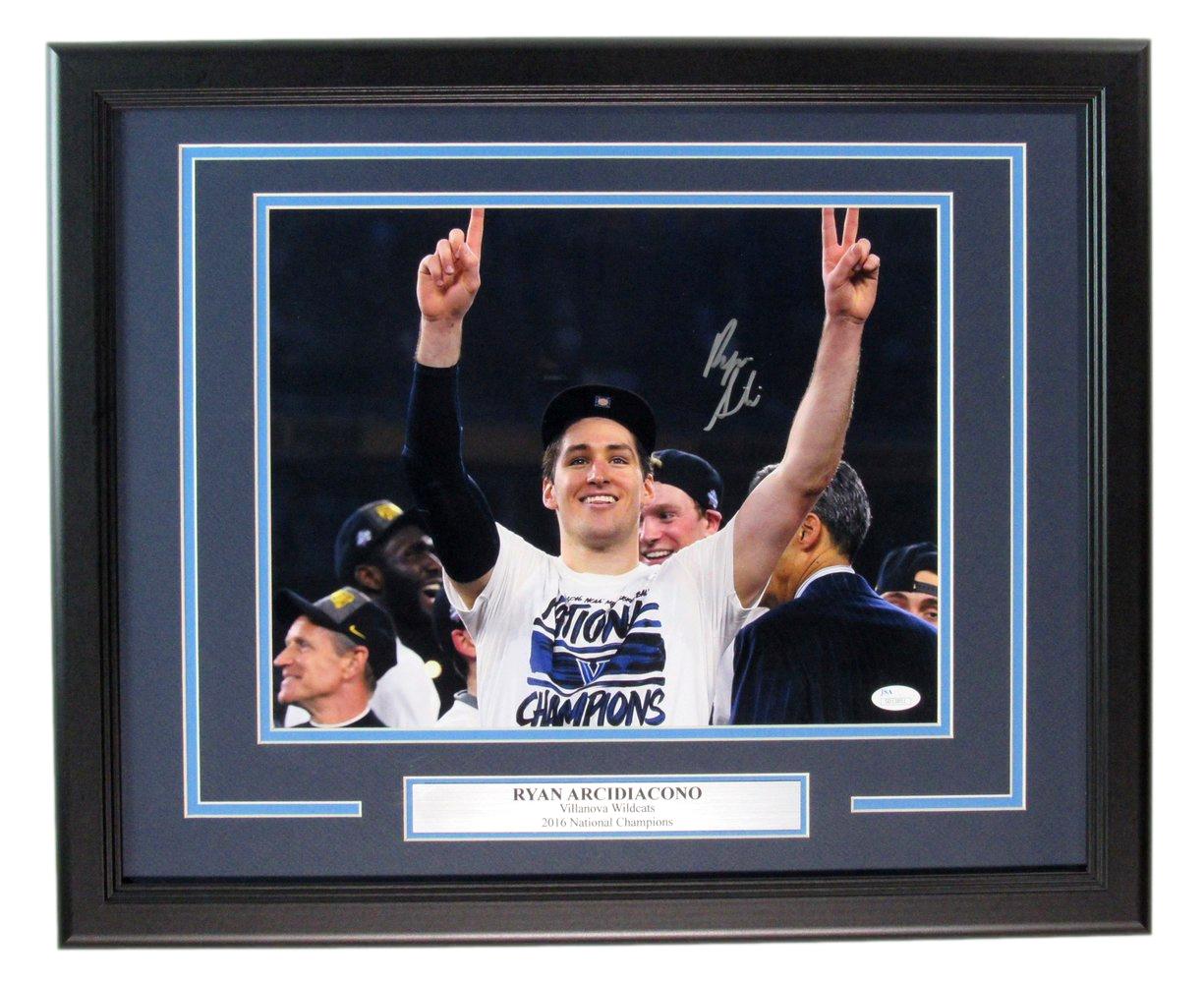 Ryan Arcidiacono Autographed 11x14 Photo Villanova Framed JSA 179792